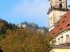 Stadt Königstein und im Hintergund die Festung